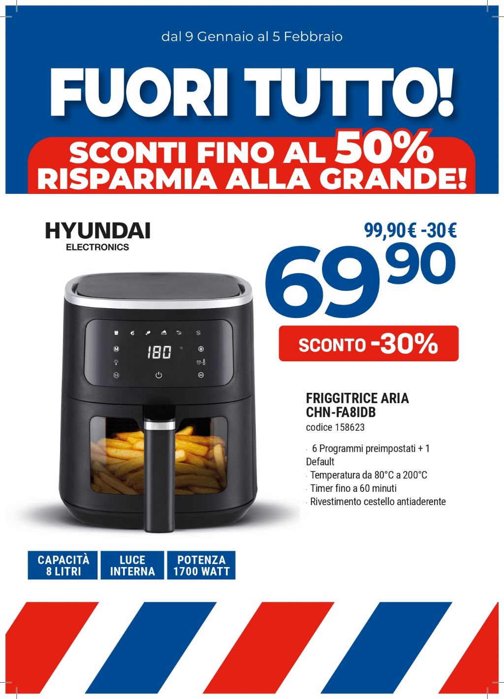 FRIGGITRICE AD ARIA HYUNDAI CHN-FA8IDB